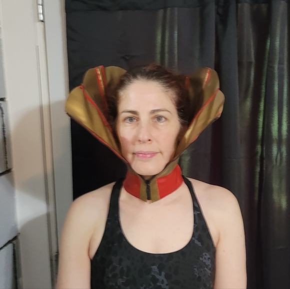 REAL LATEX by DAWNAMATRIX Petal Collar Sz S - Picture 4 of 10